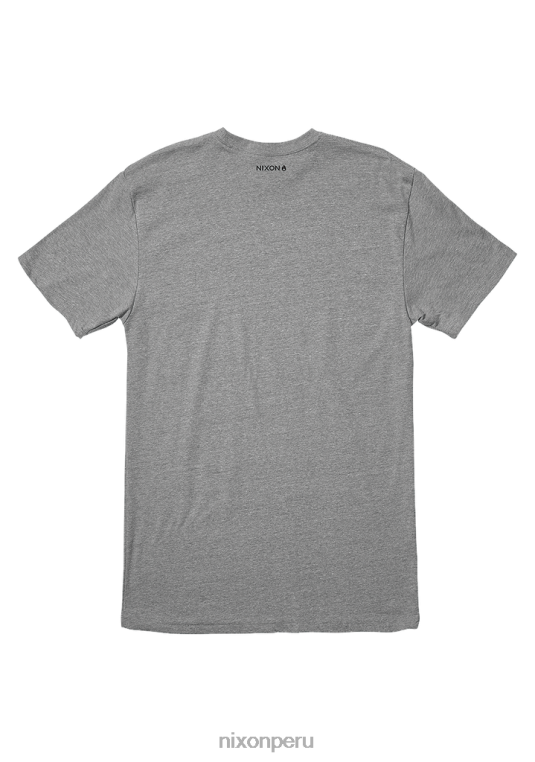 ropa educacion fisica Nixon camiseta alas repreve gris jaspeado oscuro 86XRT517