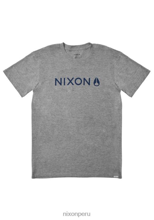 ropa educacion fisica Nixon camiseta base gris jaspeado oscuro 86XRT485