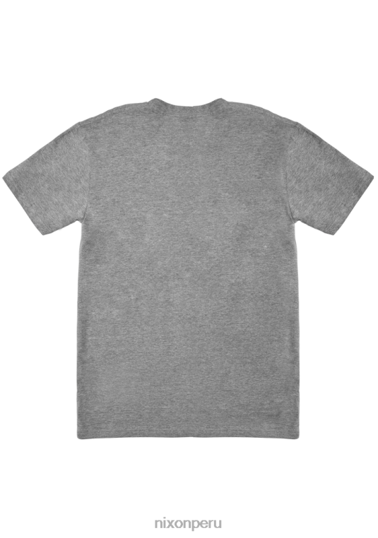 ropa educacion fisica Nixon camiseta base gris jaspeado oscuro 86XRT485