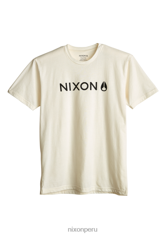 ropa educacion fisica Nixon camiseta base repreve natural/negro 86XRT506