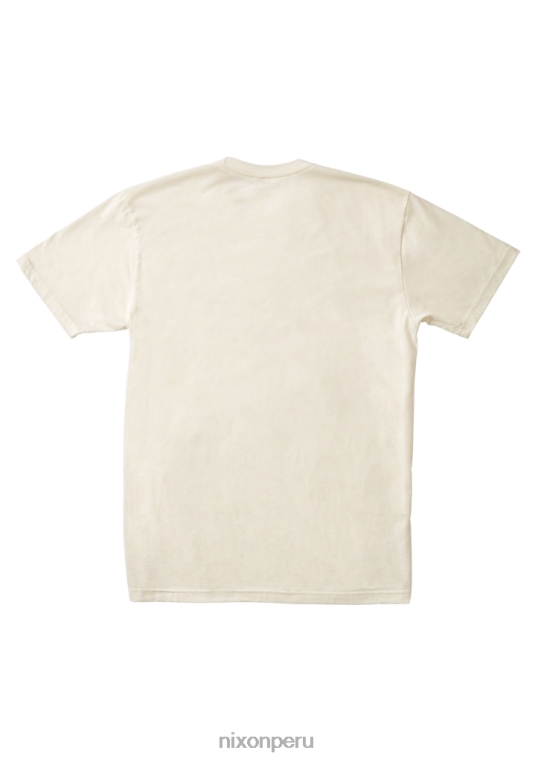 ropa educacion fisica Nixon camiseta base repreve natural/negro 86XRT506