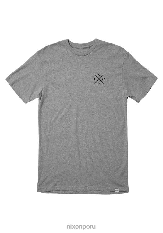 ropa educacion fisica Nixon camiseta de punto gris jaspeado oscuro 86XRT479