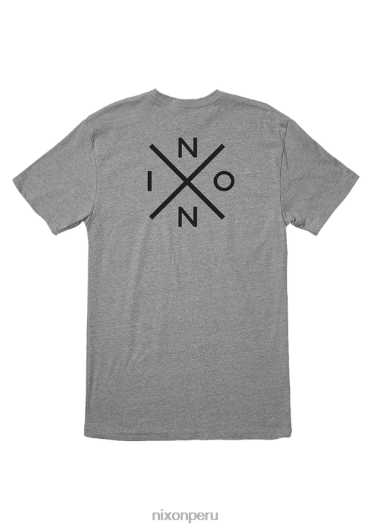 ropa educacion fisica Nixon camiseta de punto gris jaspeado oscuro 86XRT479