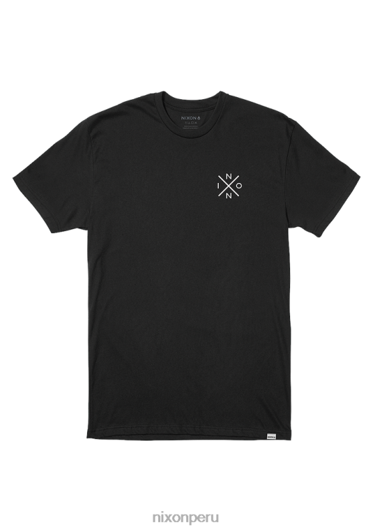 ropa educacion fisica Nixon camiseta de punto negro 86XRT478
