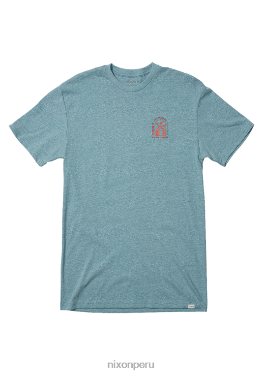 ropa educacion fisica Nixon camiseta del templo brezo pacífico 86XRT490