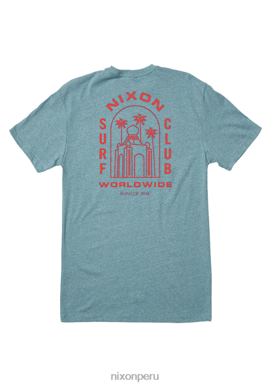 ropa educacion fisica Nixon camiseta del templo brezo pacífico 86XRT490