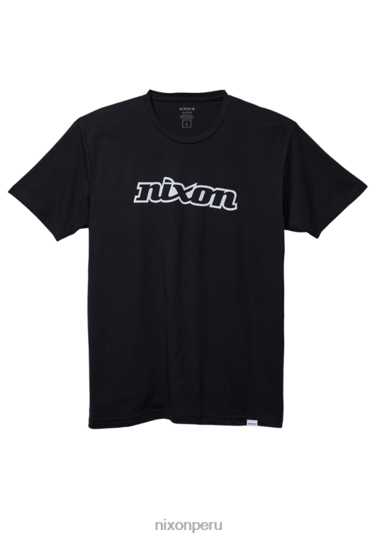 ropa educacion fisica Nixon camiseta eco-repreve con guión og blanco negro 86XRT499