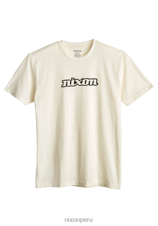 ropa educacion fisica Nixon camiseta eco-repreve con guión og natural/negro 86XRT502