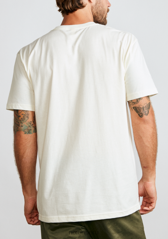 ropa educacion fisica Nixon camiseta eco-repreve con guión og natural/negro 86XRT502