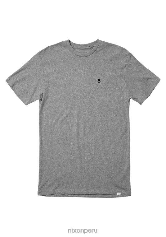 ropa educacion fisica Nixon camiseta gorrión repreve gris jaspeado oscuro 86XRT494