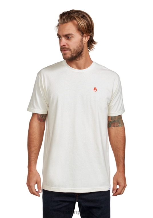 ropa educacion fisica Nixon camiseta gorrión repreve natural/rojo 86XRT496
