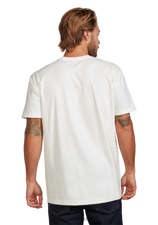 ropa educacion fisica Nixon camiseta gorrión repreve natural/rojo 86XRT496