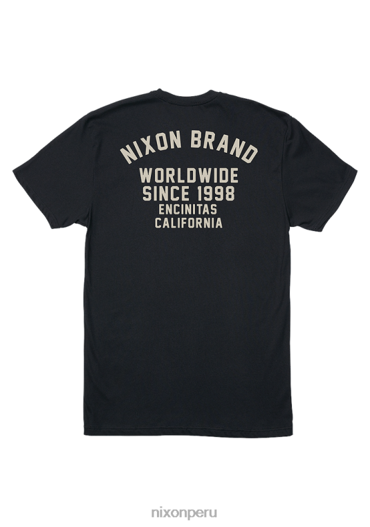 ropa educacion fisica Nixon camiseta hopper repreve negro 86XRT512