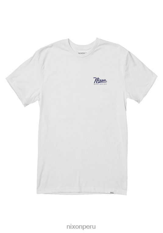ropa educacion fisica Nixon camiseta repreve con bucles blanco 86XRT509