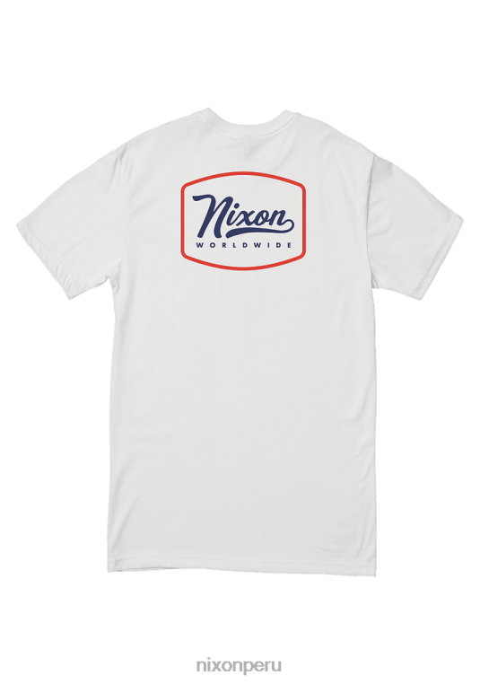 ropa educacion fisica Nixon camiseta repreve con bucles blanco 86XRT509