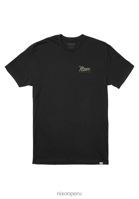 ropa educacion fisica Nixon camiseta repreve con bucles negro 86XRT508