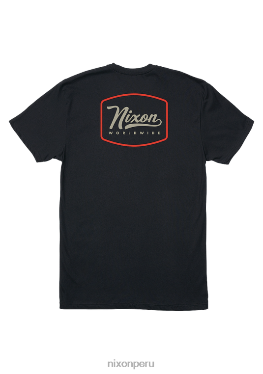 ropa educacion fisica Nixon camiseta repreve con bucles negro 86XRT508