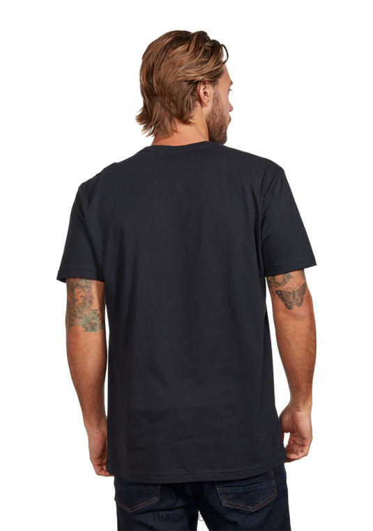 ropa educacion fisica Nixon mantente espumoso repreve camiseta blanco negro 86XRT514