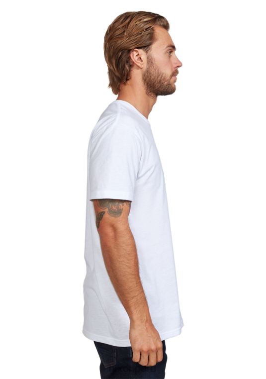 ropa educacion fisica Nixon mantente espumoso repreve camiseta blanco/salvia 86XRT515