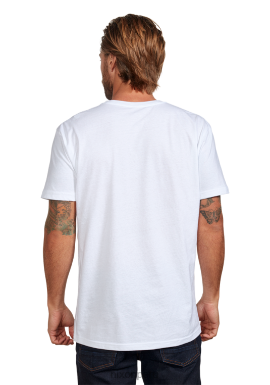 ropa educacion fisica Nixon mantente espumoso repreve camiseta blanco/salvia 86XRT515